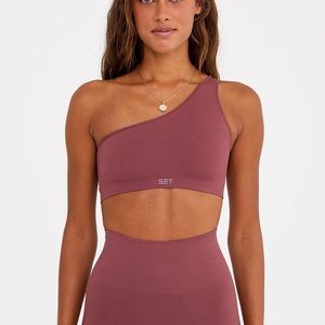 Setactive sculptflex ribbed one shoulder in Canyon